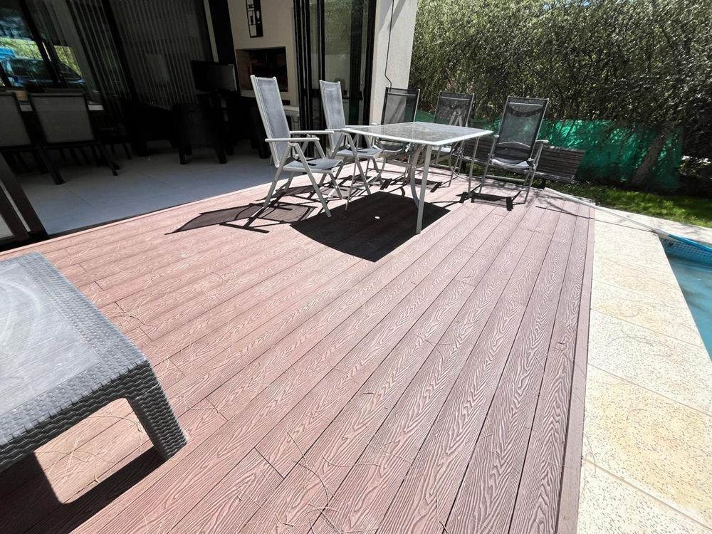 Piso deck WPC para exterior