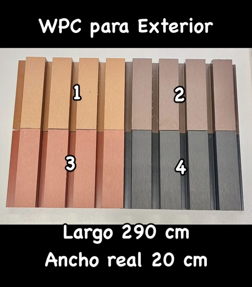 Wall panel exterior WPC